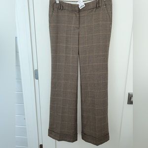 J.Crew City Fit wide leg fully lined stretch wool pants sz 6 NWT